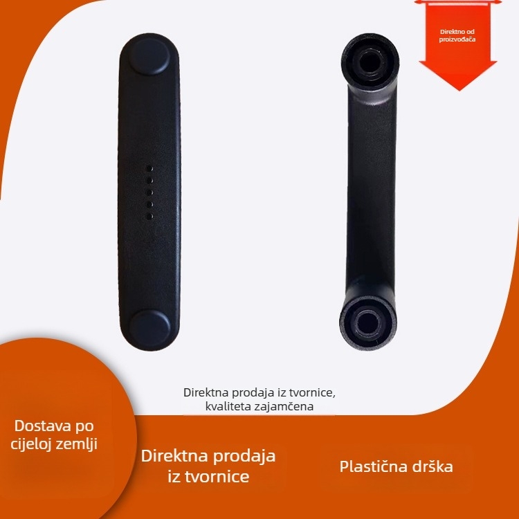 Plastična i najlon ručka za vrata ormarića, PA materijal, injekcijsko oblikovanje, moderan minimalistički stil, za sve vrste ormarića