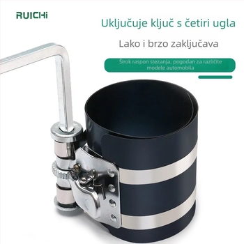 Alat za ugradnju piston prstena za motorno održavanje, kompresor prstena, No.45 čelik, raspon 80–175 mm