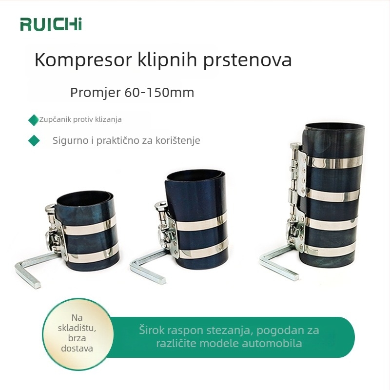 Alat za ugradnju piston prstena za motorno održavanje, kompresor prstena, No.45 čelik, raspon 80–175 mm
