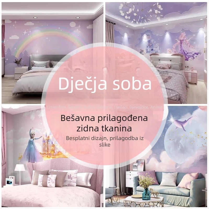 Prilagođeni kineski pejzažni mural za zid dnevnog boravka