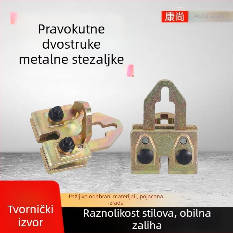 Klem za lim s pravim kutem, dvostruka namjena, alat za poravnavanje okvira i alat za popravak, višenamjenski