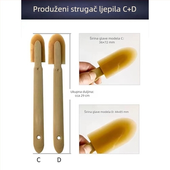 Višefunkcionalni produživi scraper za staklena ljepila i strukturna ljepila — profesionalni alat za uklanjanje ljepila, zaptivanje i završavanje spojeva