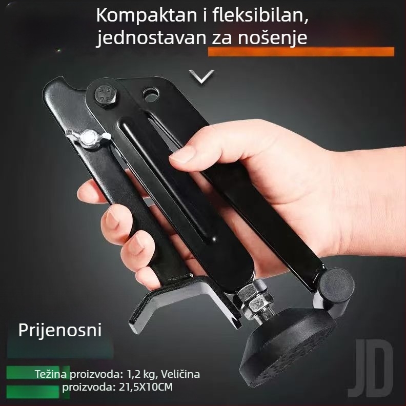 Prijenosna dizalica za motocikl, sklopivi parkirni stalak, okvir za potporu kickstenda, alat za održavanje i popravke, alat za čišćenje lanca s jednim ramenom