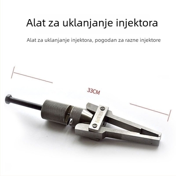 Višenamjenski alat za demontažu injektora goriva, s kliznim izvlačivačem i držačem klipse