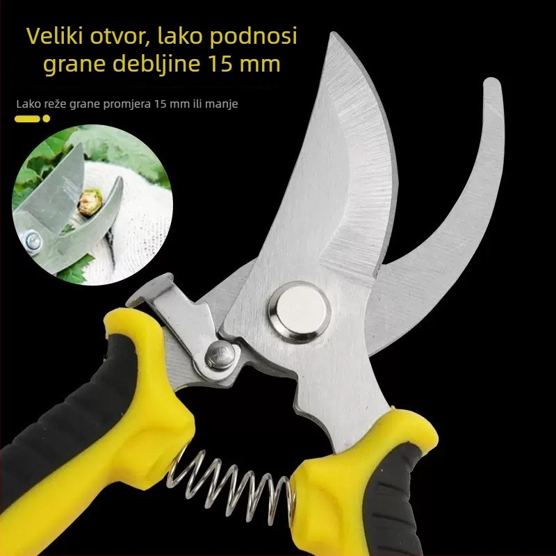 Škare od nehrđajućeg čelika za branje plodova, rezanje jabuka i vrtne citruse