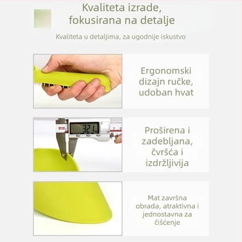 Kerti lopata od čvrstog plastika za kopanje tla i prozračivanje tla, pogodna za balkon uzgoj