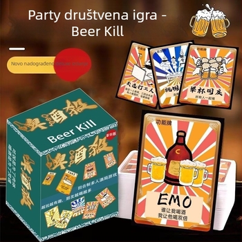 Luksuzno izdanje društvene igre za ispijanje piva uz kockice i karte – Party igra, Three Kingdoms Kill