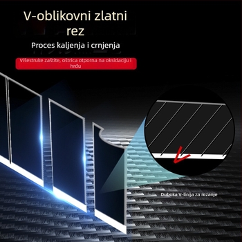 086 tip izdržljiv nož za tapete, s oštricom za tapete i debelim velikim rezačem papira