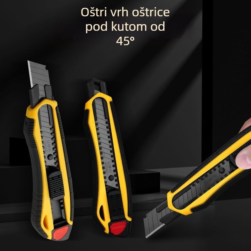 086 tip izdržljiv nož za tapete, s oštricom za tapete i debelim velikim rezačem papira