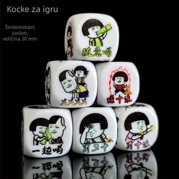 Set igračkih kockica za igru s pićem, za barove i zabave