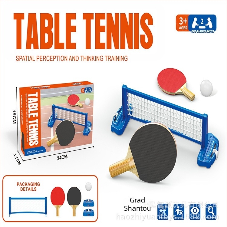 Mini stolna igra za djecu — dvoboj roditelj-dijete na stolu za stolni tenis