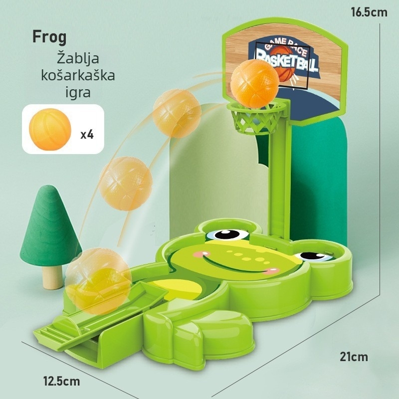 Mini stolni košarkaški stroj za bacanje prstima — edukativna stolna igra za djecu