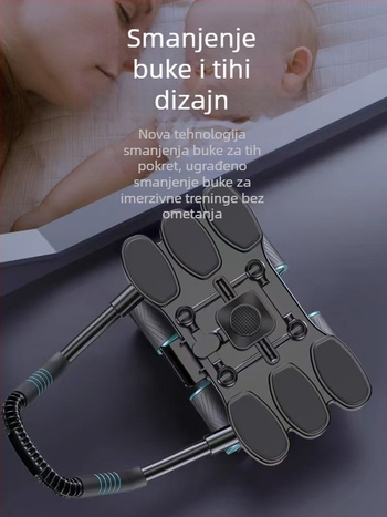 Abdominalno kolo s automatskim povratkom – uređaj za treniranje trbušnih mišića za dom, ured i vani