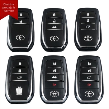 Kućište ključa Toyota smart key za modele Camry, Highlander, RAV4 i Corolla – zamjensko kućište