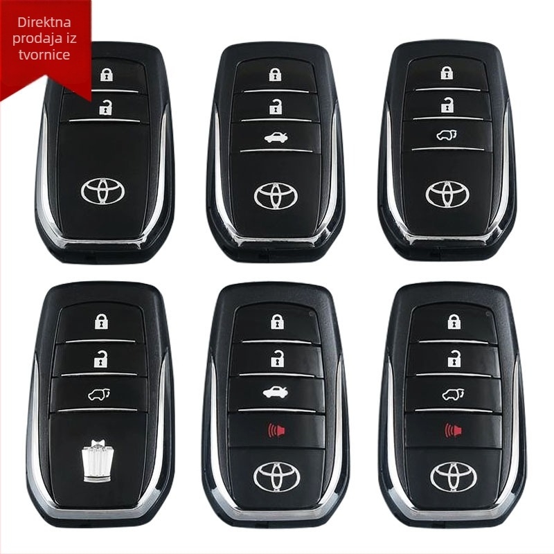 Kućište ključa Toyota smart key za modele Camry, Highlander, RAV4 i Corolla – zamjensko kućište