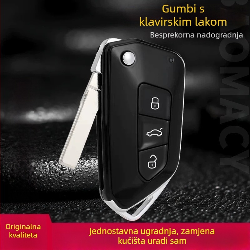 Sklopno kućište ključa za Volkswagen Sagitar i Skoda Bora, 202AD, novi model, ABS plastika
