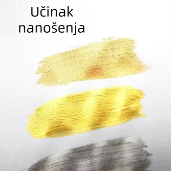 Metalni perlasti pigment za uljnu sliku – vodootporan, zlatna i srebrna nijansa