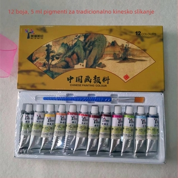 Merrill Lynch Beauty Painting gouache set od 12 boja, 5 ml po boji, s kistom, živopisne boje