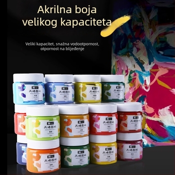 Montu akrilne boje, 100 ml, vodootporne i UV‑otporne, za dječje kreativne grafite DIY