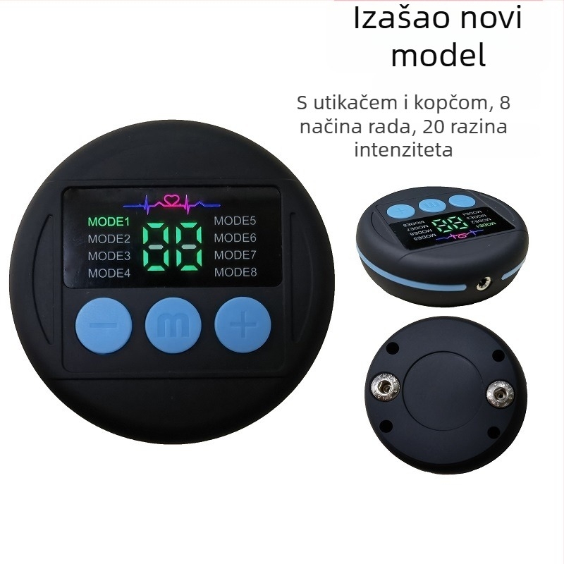 Prijenosni uređaj za masažu trbuha sa zaslonom i mogućnošću punjenja