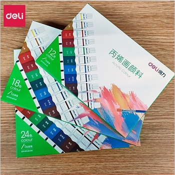 Set akrilnih boja 73913/73914/73915, 12/18/36 boja, 5 ml, za učenike