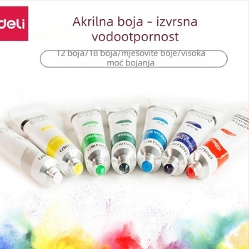 Set akrilnih boja 73913/73914/73915, 12/18/36 boja, 5 ml, za učenike
