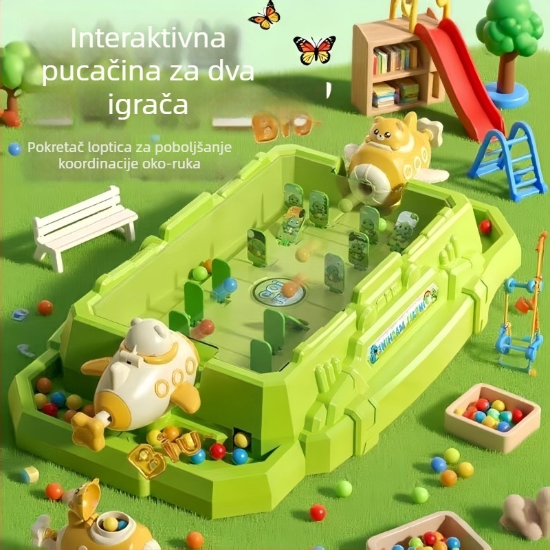 Dječja stolna pinball igra – edukativna zabava za koordinaciju i koncentraciju, roditeljska interakcija, uzrast 3–6 godina