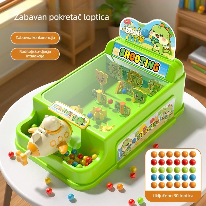 Dječja stolna pinball igra – edukativna zabava za koordinaciju i koncentraciju, roditeljska interakcija, uzrast 3–6 godina