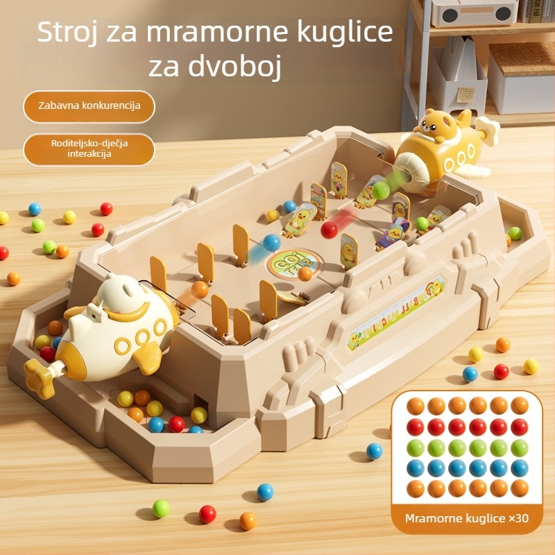 Dječja stolna pinball igra – edukativna zabava za koordinaciju i koncentraciju, roditeljska interakcija, uzrast 3–6 godina
