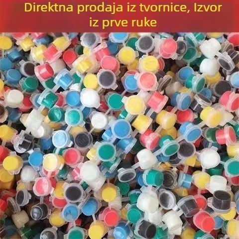 Set od 12 boja: akrilne i akvarelne boje za dječje slikanje prstima i bojanje gipssane lutke, perivo, sigurno.