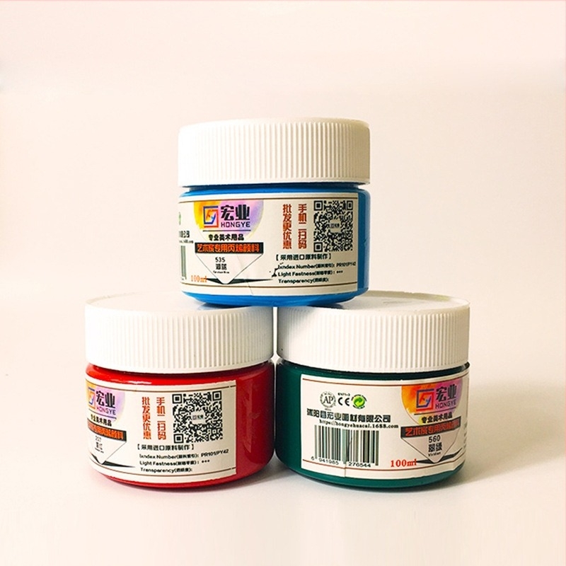 Akrilna gouache boja, 100 ml, titan bijela