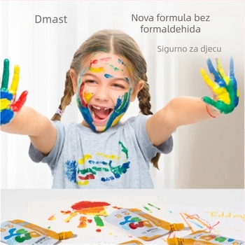 Dmast RG100-100ml gouache boje u vrećici za crtanje i umjetnost, posebna gouache za učenike, kutija s 12 boja, 100 ml svake boje