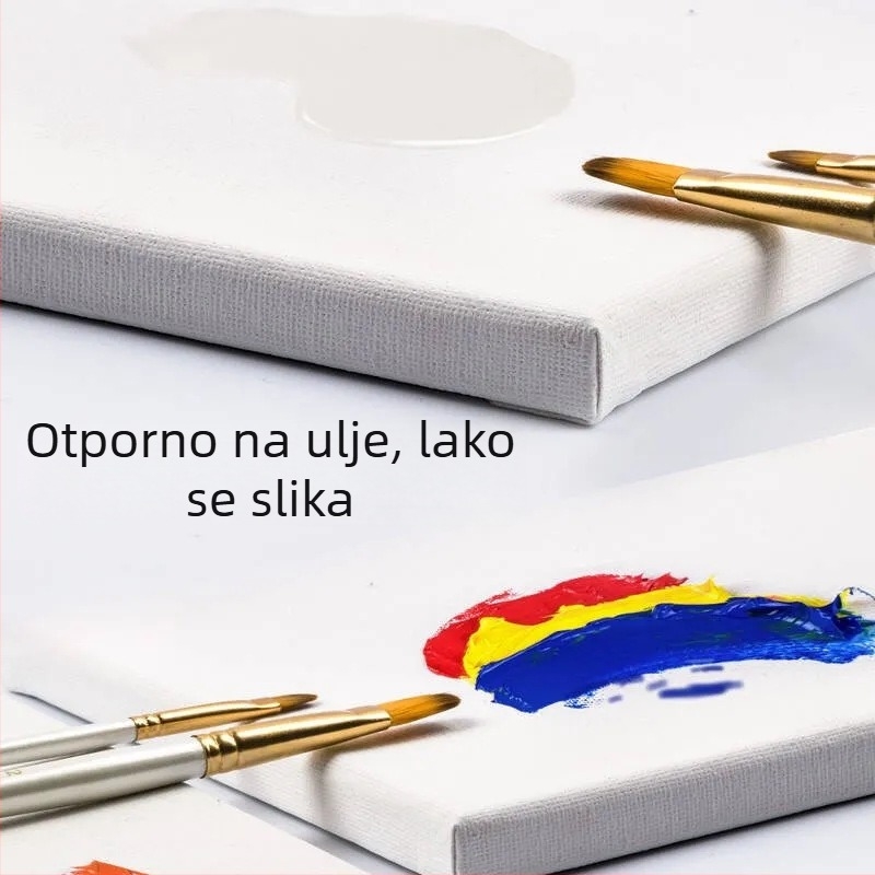 Okvir za uljanu sliku s platnom od lana i pamuka, unutarnji okvir, ploča za uljanu sliku