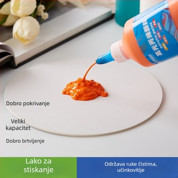 Prilagođene akrilne i gouache boje, 500 ml, za grafite na gip sinim lutkama