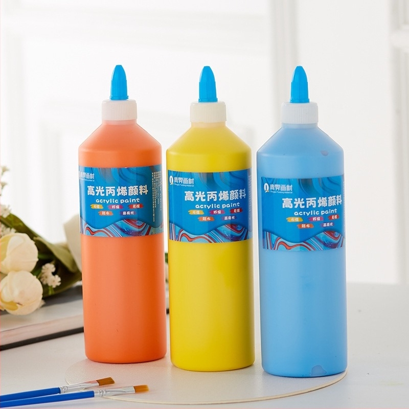 Prilagođene akrilne i gouache boje, 500 ml, za grafite na gip sinim lutkama