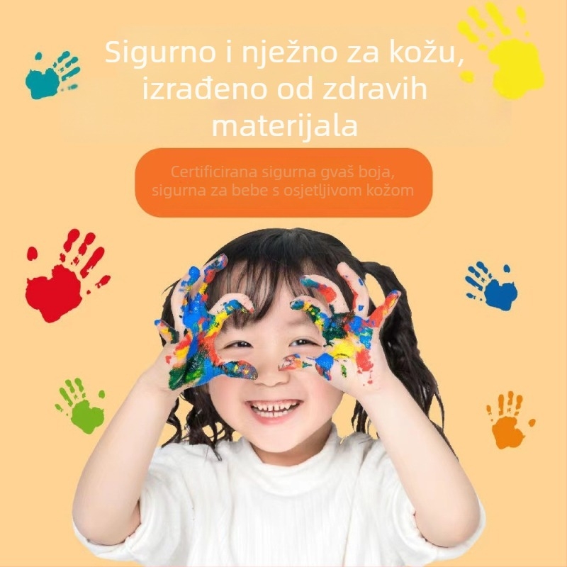 Gouache za djecu, 24 boja, 500 ml, perivo, sigurno za vrtić