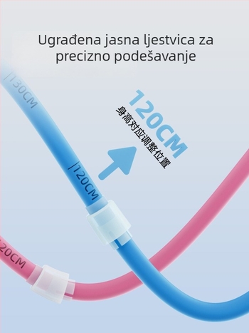 Profesionalna preskakalica s ležajevima od PVC, duljina 2.8 m, model 2025