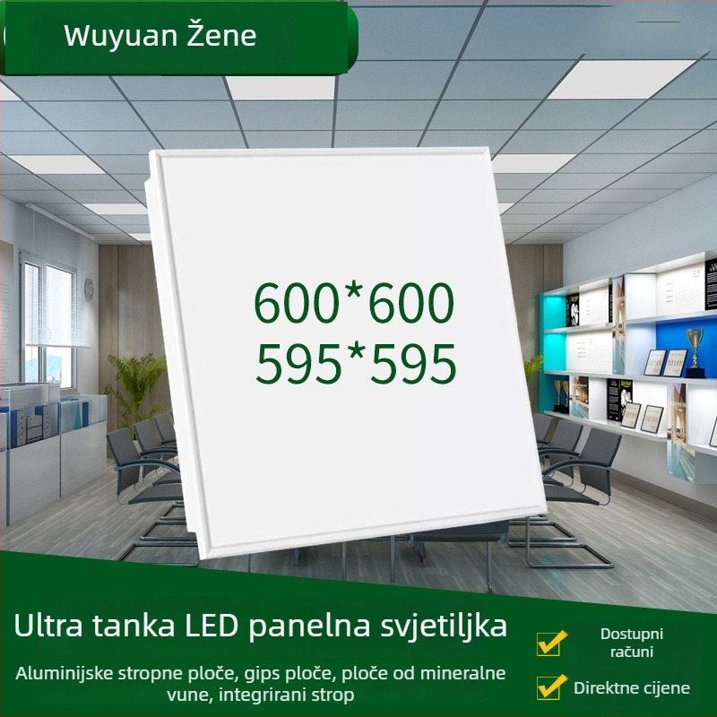 LED panel svjetlo 600x600, integrirano stropno svjetlo