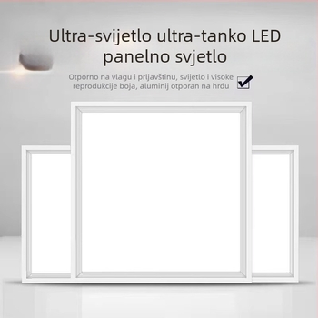 LED ravni panel 600x600, integrirano stropno osvjetljenje za ured, aluminijski panel osvjetljenja