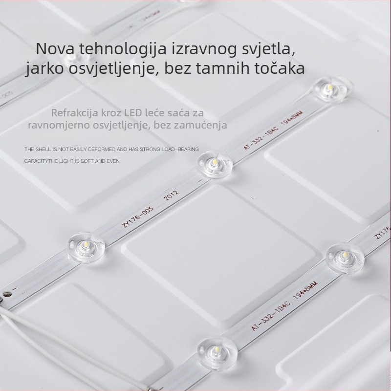 Integrirani stropni LED plosnati panel rasvjeta 600x1200 mm, ugrađeni panel za ploču od gips-mineralne vune 30x120
