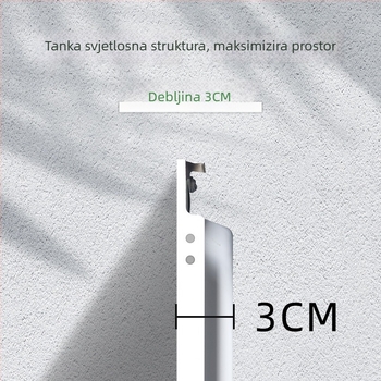 Triac tiristor 110V integrirani stropni LED panel, 120×60 cm, lakši čelični okvir i ploča od mineralne vate