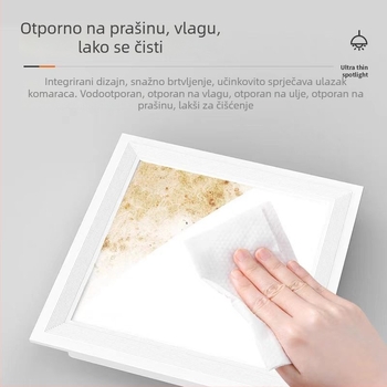 Pametno LED panel svjetlo s mobilnom aplikacijom, neprekidno dimiranje, integrirana stropna rasvjeta, cijeli spektar zaštite očiju, trobojno podešavanje boja