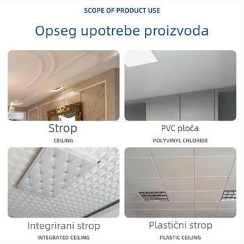 Čistač stropa za kuhinju i kupaonicu – integrirani PVC aluminijski stropni paneli, uklanjanje mrlja i dezinfekcija