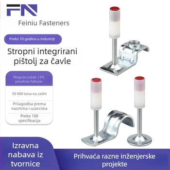 Integrirani pištolj za nokte za strop s redukcijom buke – mini nokti s okruglom glavom