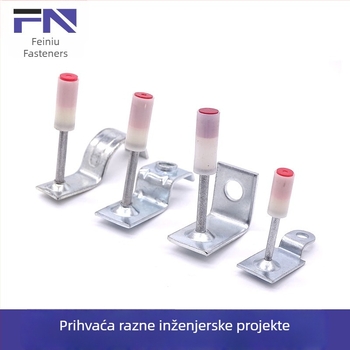 Integrirani pištolj za nokte za strop s redukcijom buke – mini nokti s okruglom glavom