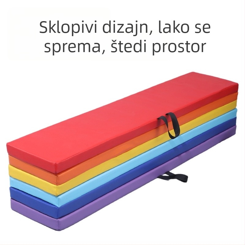 Sklopiva gimnastička podloga za djecu – vježbe za trbušnjake i ples