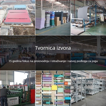 TPE dječji zvučno izolirani mat za skakanje, debeli protivklizni ovalni joga mat za kućnu vježbu