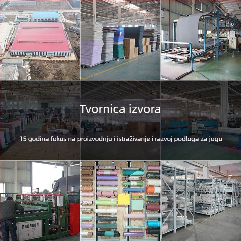 TPE dječji zvučno izolirani mat za skakanje, debeli protivklizni ovalni joga mat za kućnu vježbu