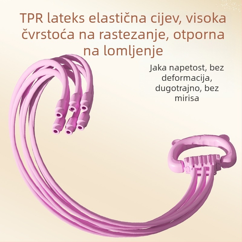 Elastična traka u obliku osmice za otvaranje leđa i ramena, silikonska napinjačka traka za kućnu jogu i fitness