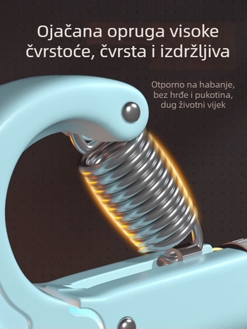 Trener snage hvatanja za ruku i prste, prijenosni i podesivi uređaj za rehabilitaciju